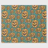Lach Jack O Lantern Halloween Cadeaupapier (Vlak)