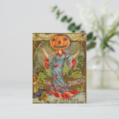 Lach Jack O' Lantern Pumpkin Bat Briefkaart (Staand voorkant)