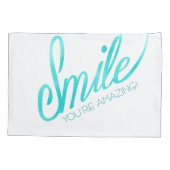 Lach je bent geweldig kussensloop (Achterkant)