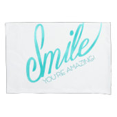 Lach je bent geweldig kussensloop (Voorkant)