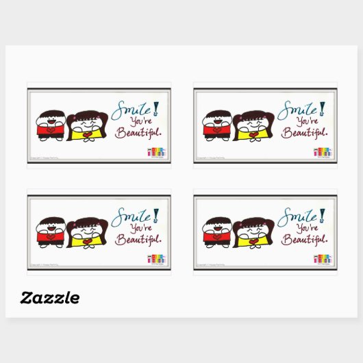 Lach! Je bent mooie Stickers (Vel)