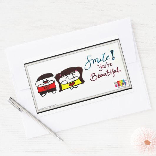 Lach! Je bent mooie Stickers (Envelop)