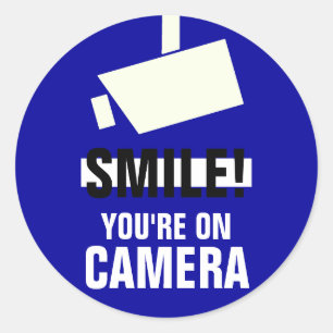 Lach! Je bent op camera Stickers