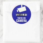 Lach! Je bent op camera Stickers (Tas)