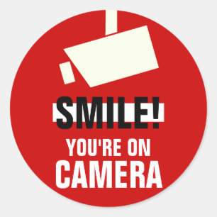 Lach! Je bent op camera Stickers