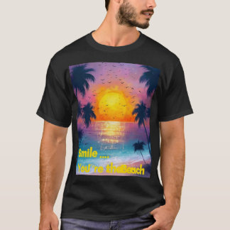 Lach... Je bent op het strand – Leuke zomerse sfe T-shirt