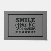 Lach je op camera deurmat (Voorkant)