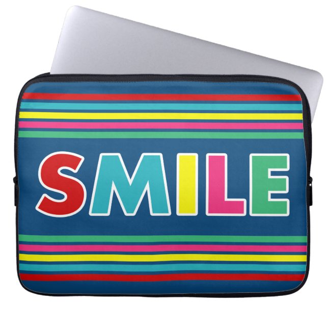 Lach! Laptop Sleeve (Voorkant)