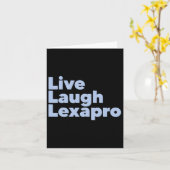 Lach Lexapro Geestelijke Gezondheid Zelfmoord Bewu Kaart (Gele Bloem)