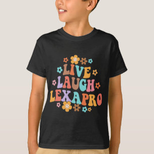 Lach Lexapro Groovy Geestelijke Gezondheid Therape T-shirt