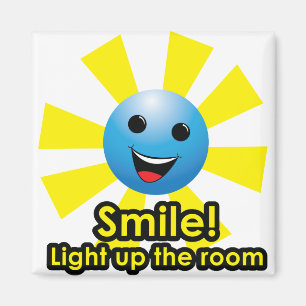Lach! Licht omhoog de ruimte - Magnet
