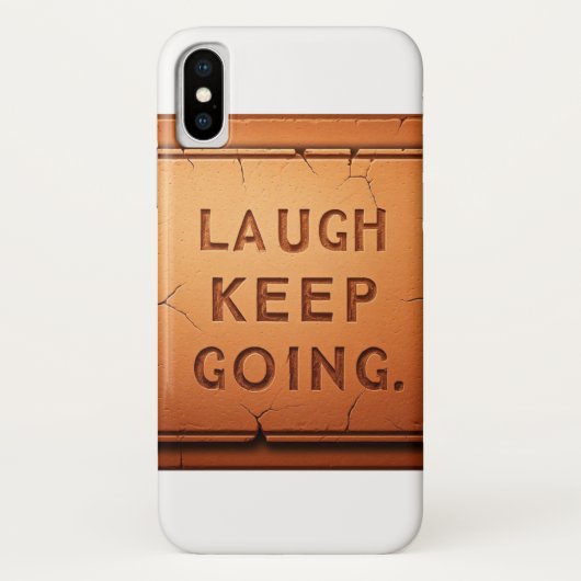 Lach maar door Case-Mate iPhone case (Achterkant)