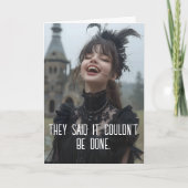 LACH MAAR, GEFELICITEERD KAART (Voorkant)