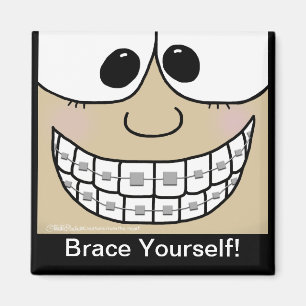 Lach met Braces Magneet