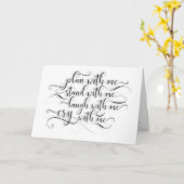 Lach met mij - Sweet Bridesmaid Voorstel Kaart (Gele Bloem)