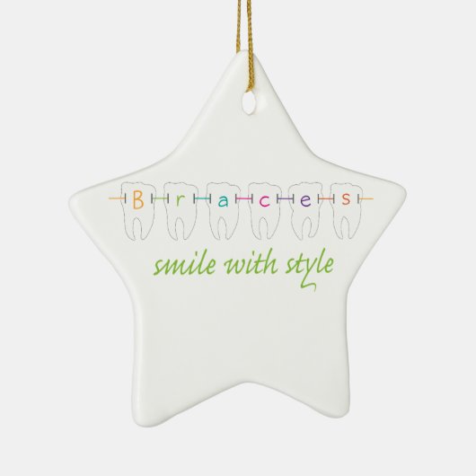 Lach met stijl keramisch ornament (Rechts)