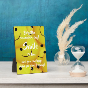 Lach, moedig de Kindness aan Fotoplaat