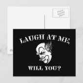 Lach naar me, wil je? briefkaart (Voorkant / Achterkant)