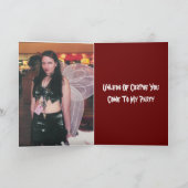 Lach niet, als de lijkwagen voorbij gaat, want je  kaart (Binnen)