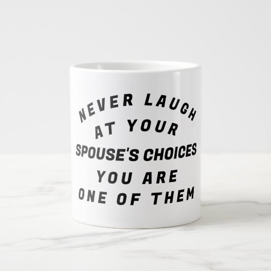 Lach nooit, grote koffiekop (Voorkant)