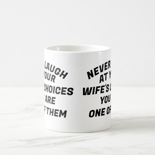 Lach nooit, T-shirt Koffiemok (Center)