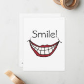 Lach! Notitiekaartje (Voorkant / Achterkant in situ)