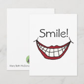 Lach! Notitiekaartje (Voorkant / Achterkant)