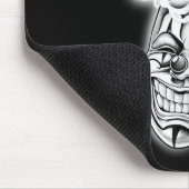 Lach nu Huil later Chicano Tattoo Flash Muismat (Hoek)