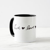lach om liefde mok (Voorkant links)