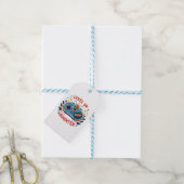 lach op een hoger niveau cadeaulabel (Met Touw)