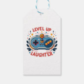 lach op een hoger niveau cadeaulabel (Achterkant)