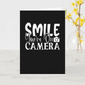 Lach op uw camera kaart (Gele Bloem)