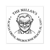 Lach-out-loud Gek Opa's Hilarisch thema Zelfinktende Stempel (Design)