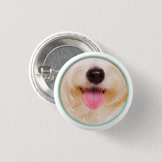 Lach! Ronde Button 3,2 Cm (Voorkant /achterkant)