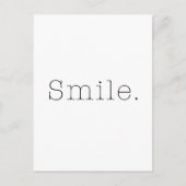 Lach. Sjabloon zwart-witprijsopgave Briefkaart (Voorkant)