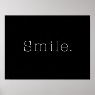 Lach. Sjabloon zwart-witprijsopgave Poster