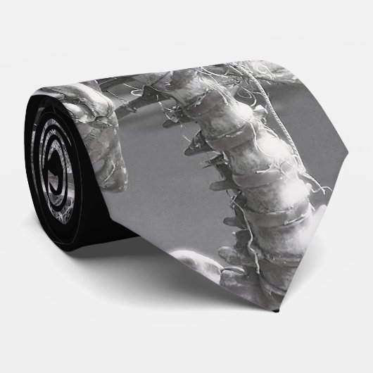 "Lach!.....??"  stropdas (Opgerold)