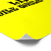 Lach terwijl je nog steeds tanden hebt poster (Hoek)