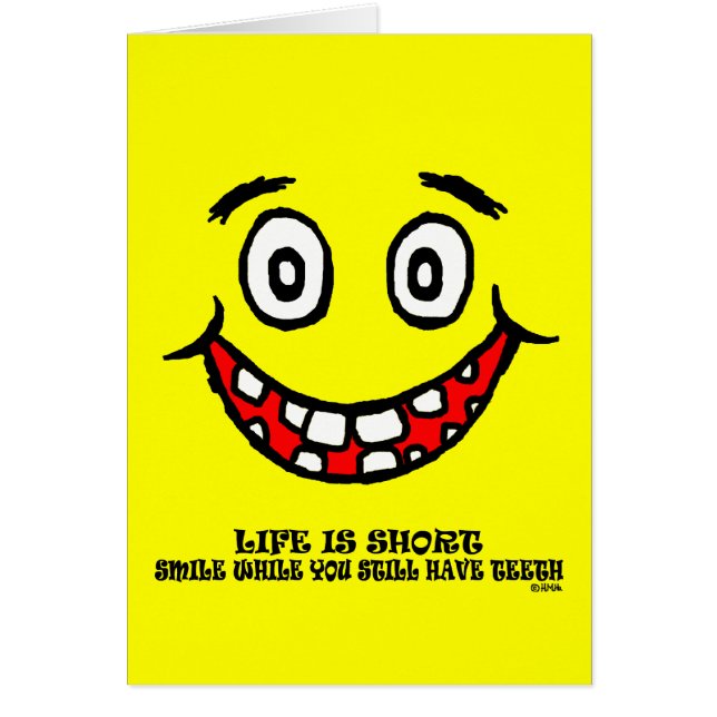 Lach terwijl je nog tanden hebt (Voorkant)