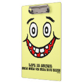 Lach terwijl je nog tanden hebt klembord (Links)