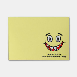 Lach terwijl je nog tanden hebt post-it® notes