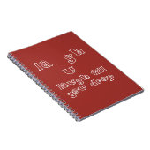 Lach tot je valt notitieboek (Rechterzijde)