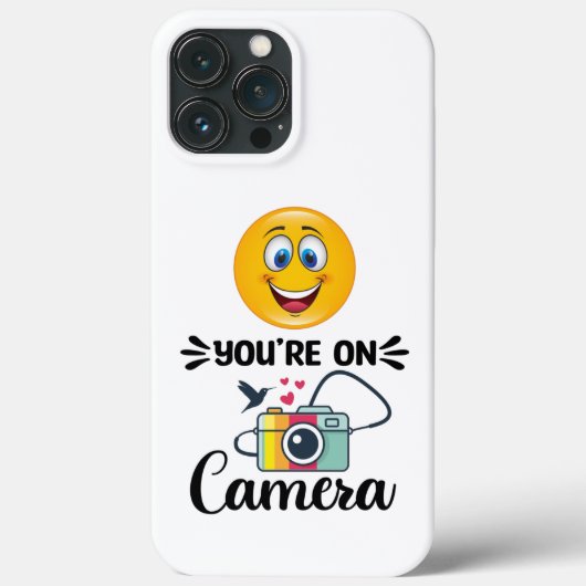 Lach! U bent op camera Case-Mate iPhone Case (Achterkant)