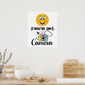 Lach! U bent op camera Poster (Keuken)