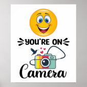 Lach! U bent op camera Poster (Voorkant)