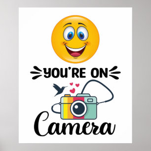 Lach! U bent op camera Poster