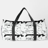 Lach uit luid basketbal Football voetbal Plunjezak (Achterkant)