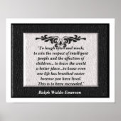 "Lach vaak en veel" Poster (Voorkant)