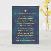 Lach vaak… kaart (Gele Bloem)