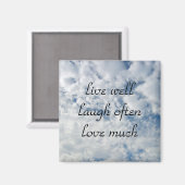 lach vaak vaak veel liefde magneet (Voorkant / Achterkant)